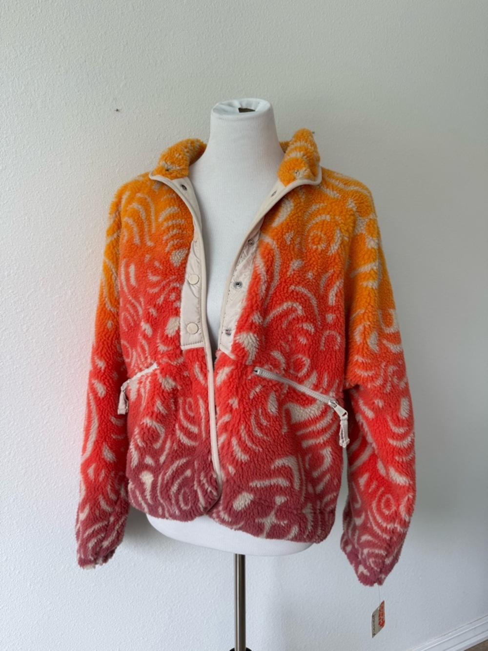 NWT Free People Sherpa Slouchy Jacket